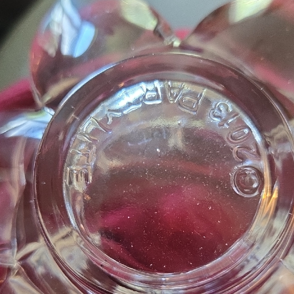 NWOT Partylite Crystal Lotus Candle Holder - Picture 3 of 4